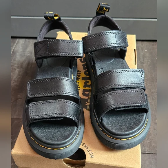 Dr. Martens Black Klaire Sandals - Picture 6 of 8